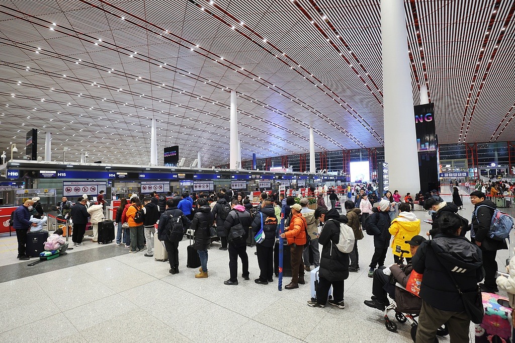 Beijing airport to handle 6.1m passenger trips during Spring Festival travel rush