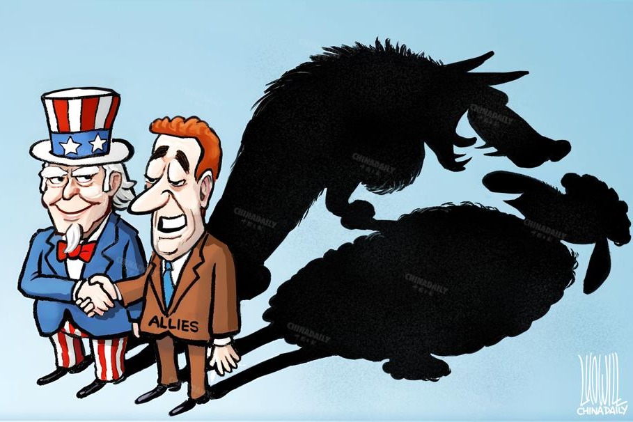 Cartoon: Ally pack of predator and prey