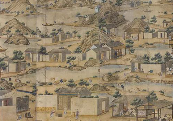 Qing Dynasty wallpaper decorates British manor house in the 18th century
