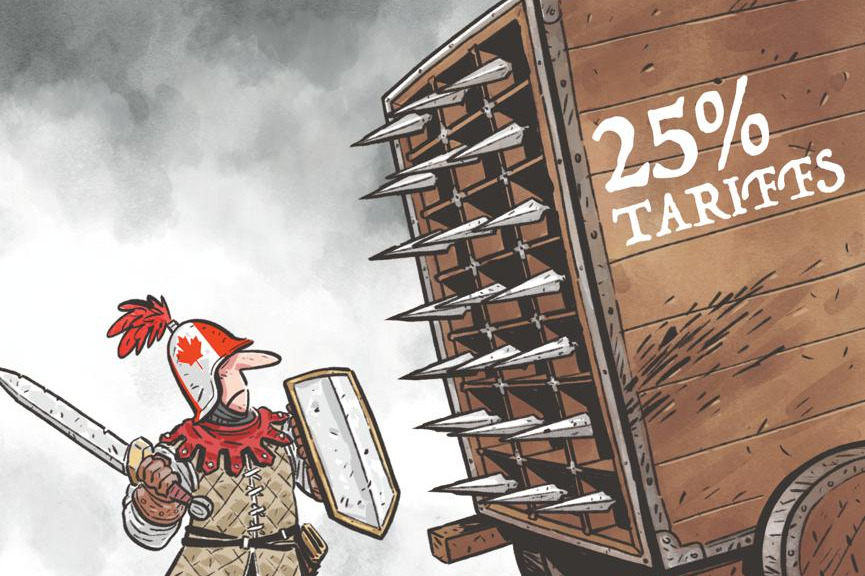 Canada in tariff war