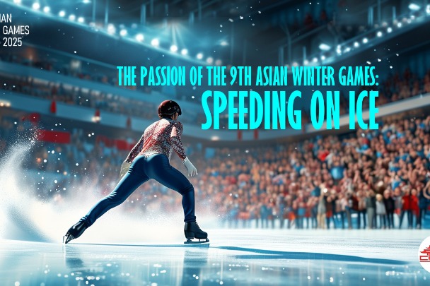 The passion of the 9th Asian Winter Games: Speeding on ice