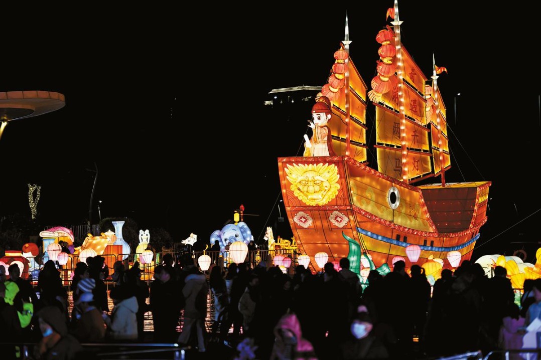 Celebrations connect people across strait