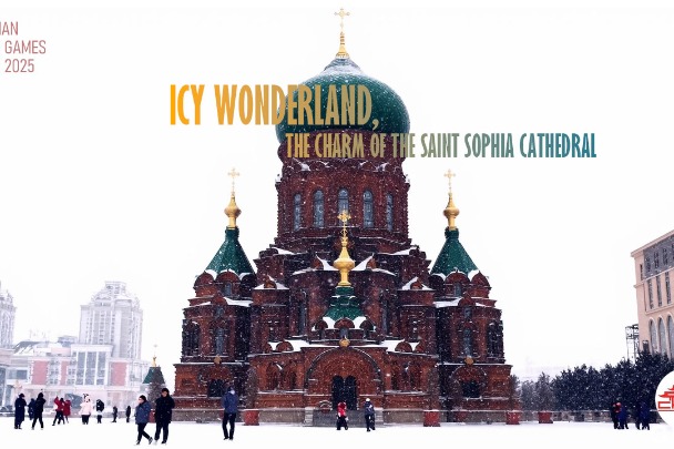 Icy wonderland, the charm of Saint Sophia Cathedral