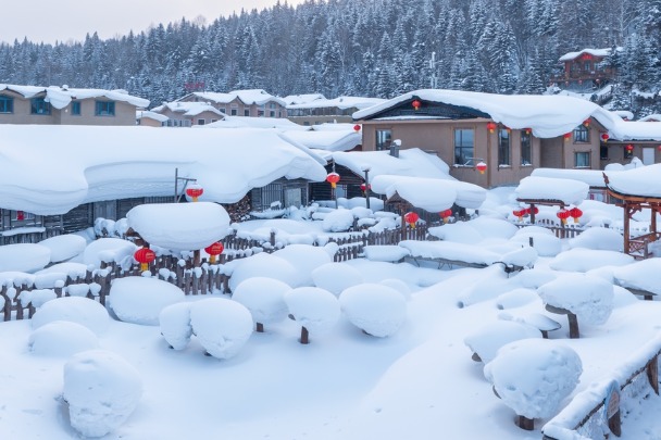A dreamlike snowy wonderland in NE China