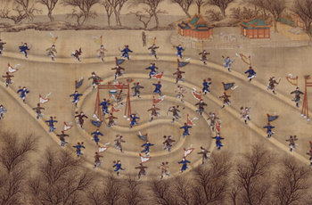 A glimpse of ancient winter sports through a 'bingxi' painting