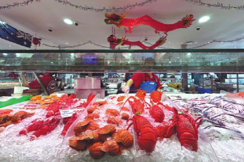 Lobster trade benefits China-Australia ties