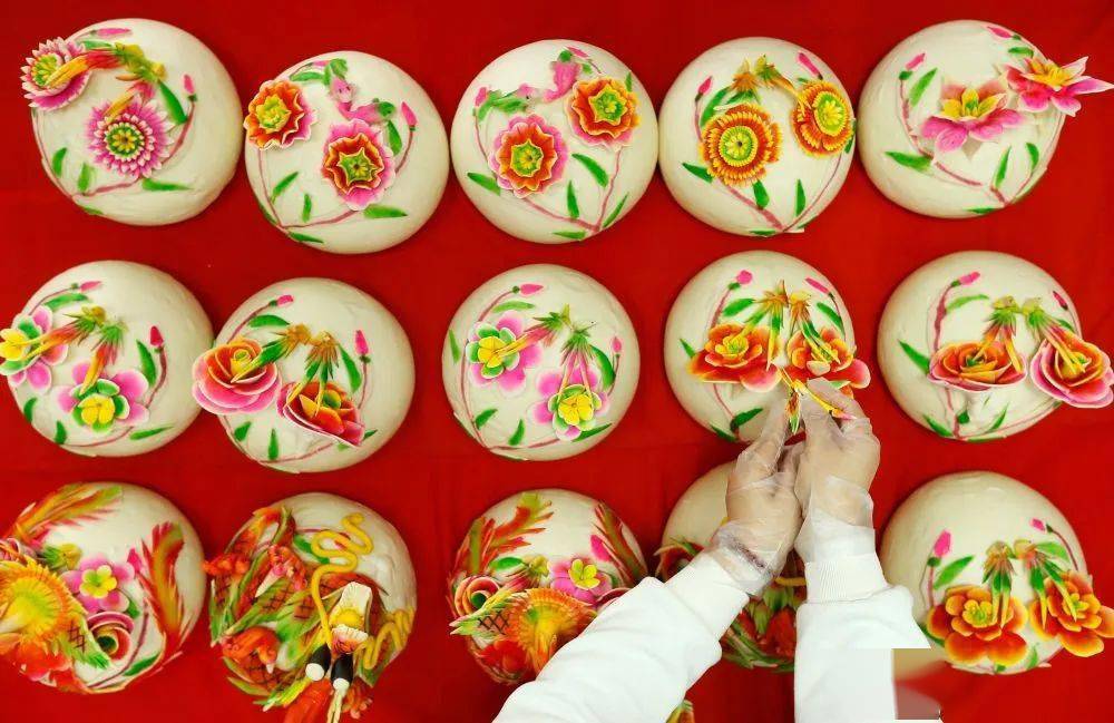 Tasty Jimo: Wangsuzhuang flower-patterned steamed buns