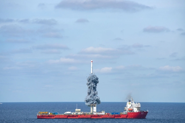 Top-notch offshore rocket launch vessel leads Shandong's technological advances