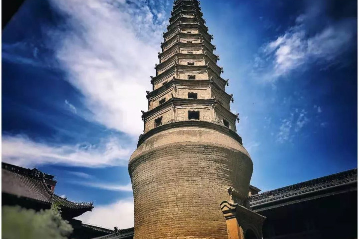 Quaint stupa inside Lanzhou Museum