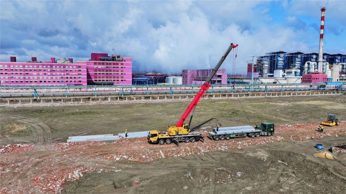 $710 million new materials project in Yangkou Port accelerates construction