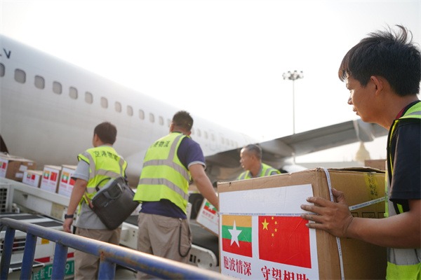China's Yunnan donates medical supplies to support earthquake relief work in Myanmar