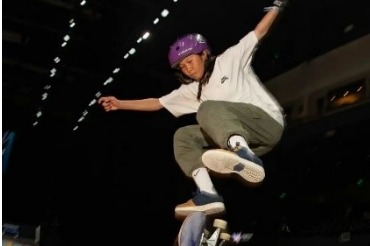 Jinan skateboarder wins women's championship at 2025 FISE Macau