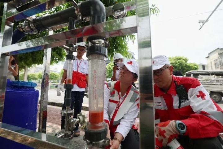 China's Red Cross has sent over $1m worth of aid, equipment to Myanmar