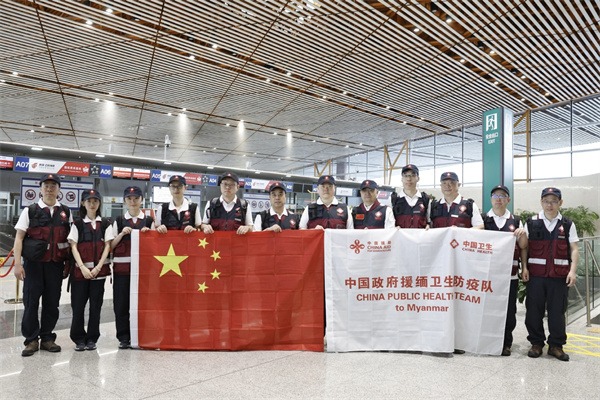 China's second epidemic prevention team sent to quake-hit Myanmar