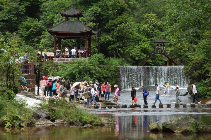 Tiantai Mountain scenic area, Sichuan province