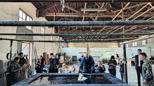 Japanese scholars experience charm of Nantong