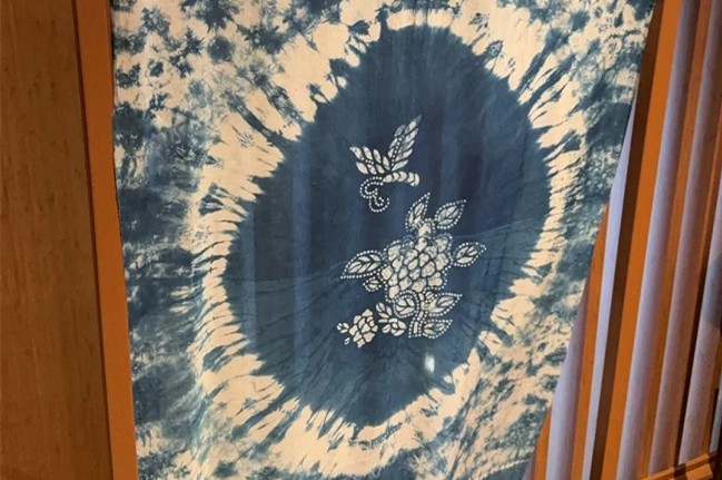 Nantong blue calico cloth appears at Osaka Expo 2025