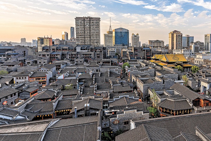 Wanshou Palace rises from ruins to reclaim cultural, commercial status