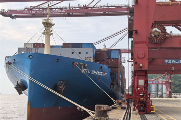Ningbo-Zhoushan Port handles surge of containers on BRI routes
