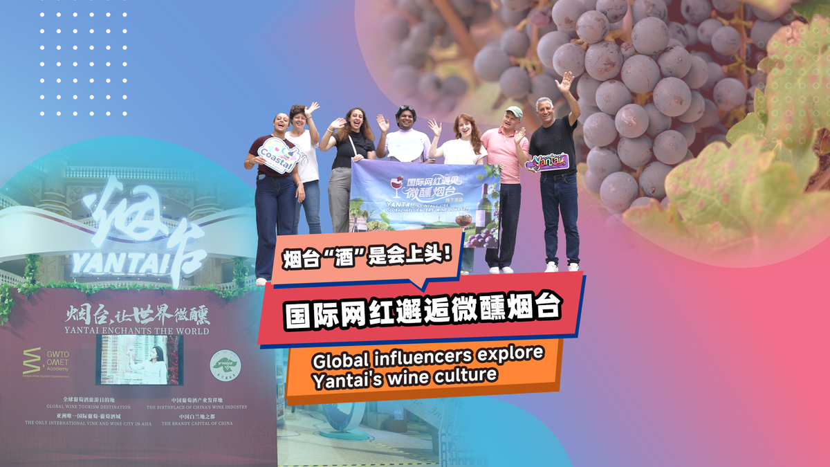 Global influencers explore Yantai's wine culture