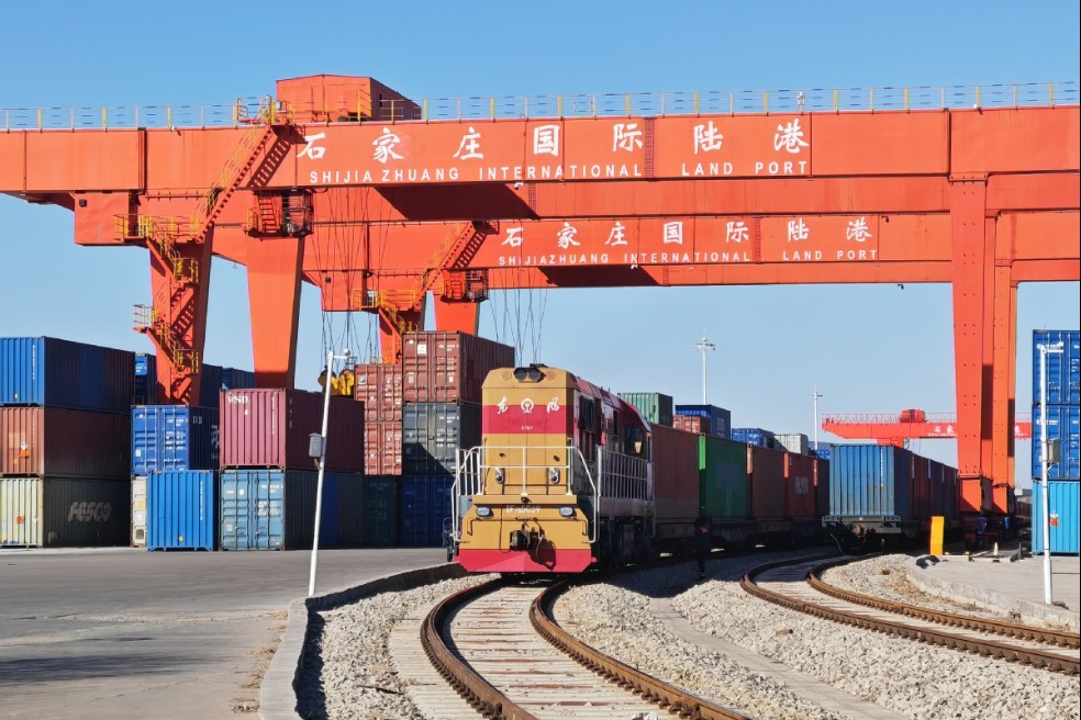 Shijiazhuang port leads Beijing-Tianjin-Hebei rail trade