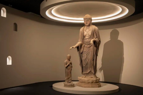 Maijishan Grottoes art on display in Shanghai