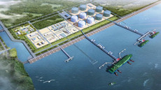 Zhoushan's key LNG terminal breaks ground