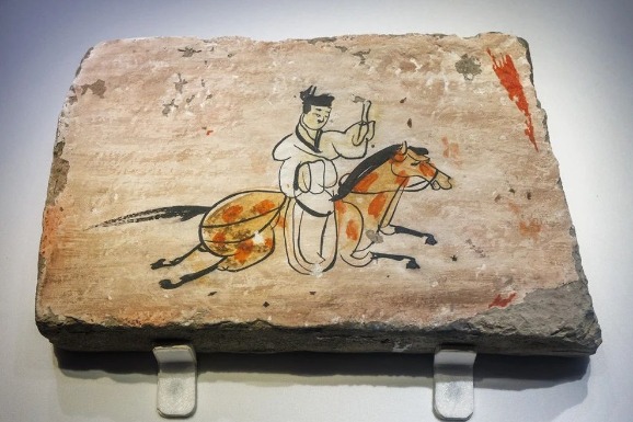 Gansu's Wei and Jin dynasties pictorial bricks debut in Changsha