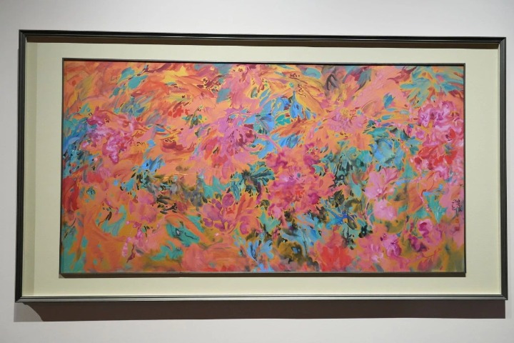 Ink paintings on view in Shenyang capture elegance of peonies