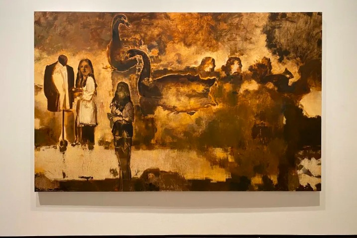 Zhejiang exhibition shows artist's reimagining of West Lake