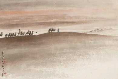 Jiangxi exhibition reviews Guan Shanyue's pursuit of art in Northwest