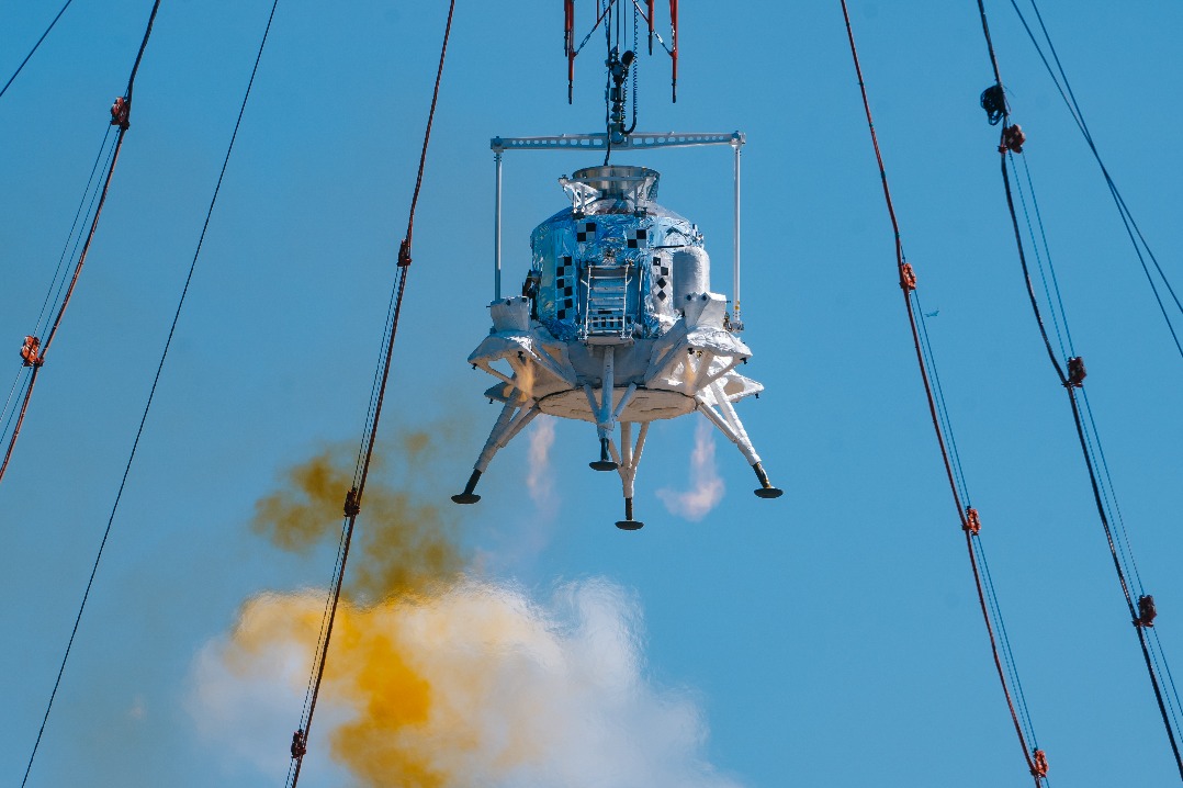 China completes first landing, takeoff test of manned lunar lander