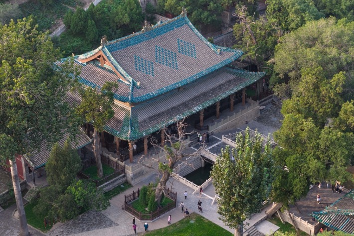 Aerial views of Shanxi’s Jinci Temple