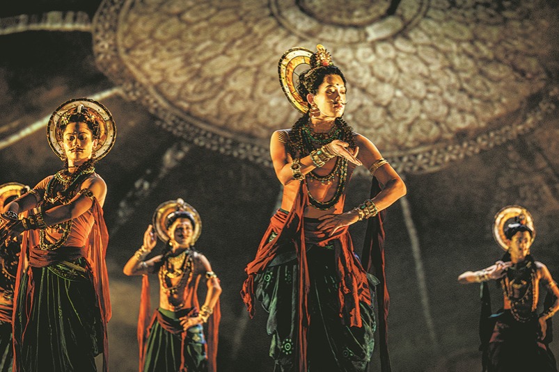 A Buddhist scholar in motion