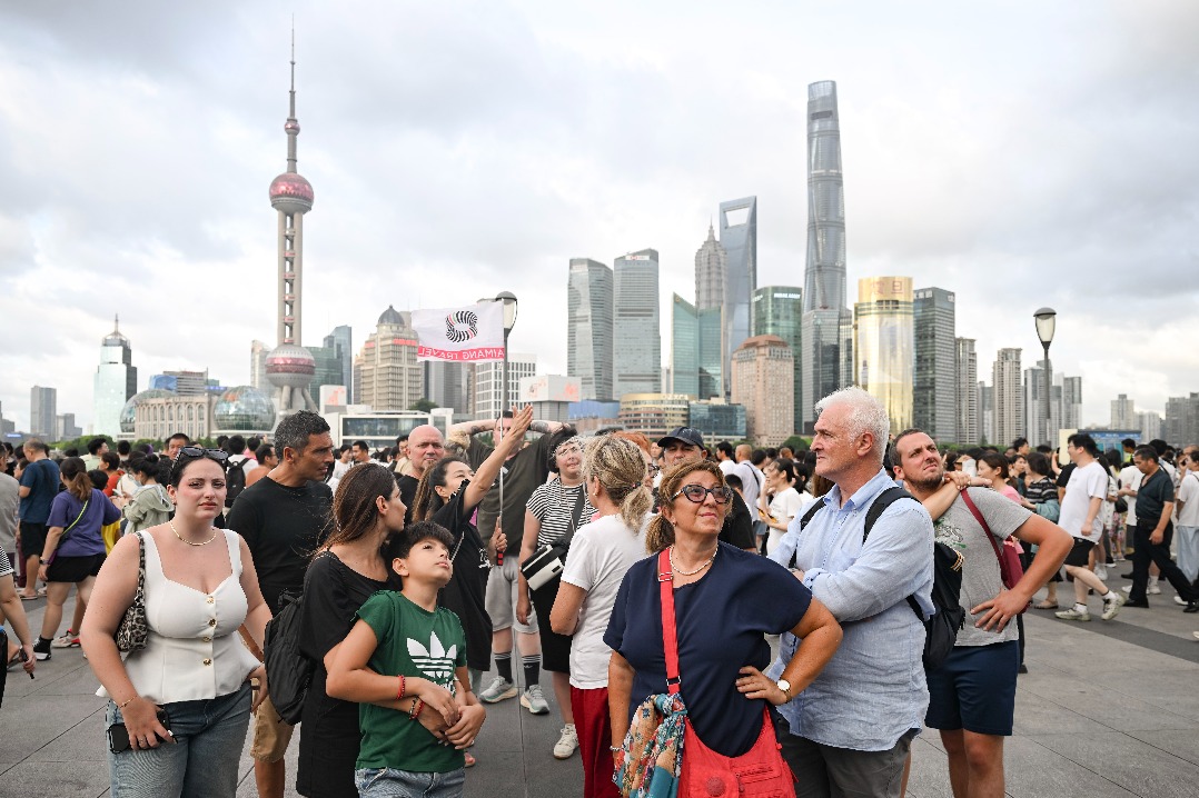 China reports over 50 percent surge in visa-free foreigner entries in first 8 months