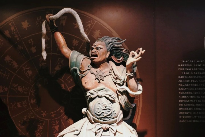 Jincheng's ancient painted sculptures and murals stun visitors in Nanjing
