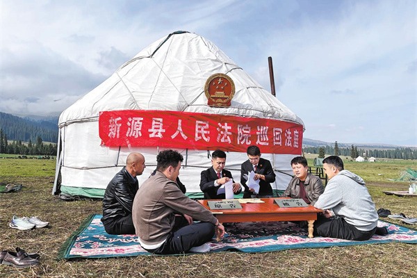 Grassland justice delivered on horseback