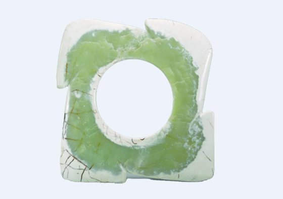 Jade piece with tooth-like edges from Neolithic period