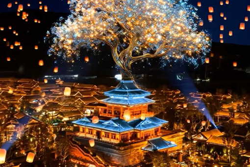 Embark on magical night tour in Luyuan village this National Day holiday