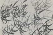 Ink painting from Yuan Dynasty depicts bamboo dancing in the breeze