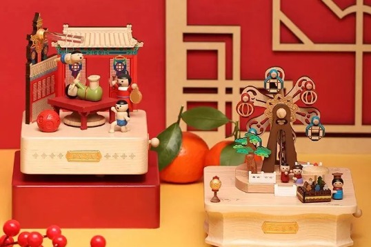 Exquisite creations inspired by Lantern Festival-themed painting