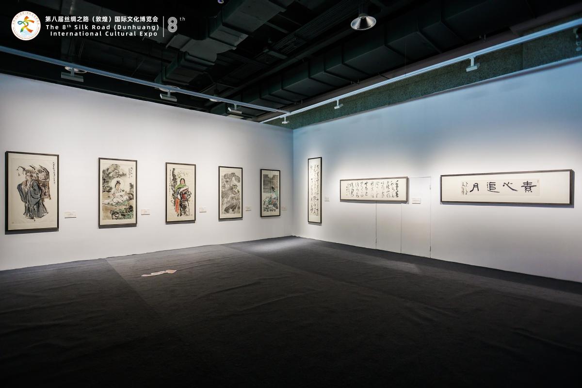Belt and Road art exhibition opens at Dunhuang cultural expo
