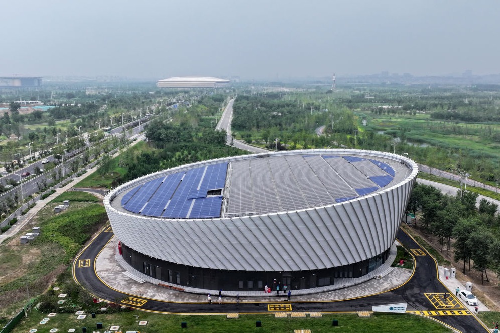 Circular substation powers green development in Xiong'an