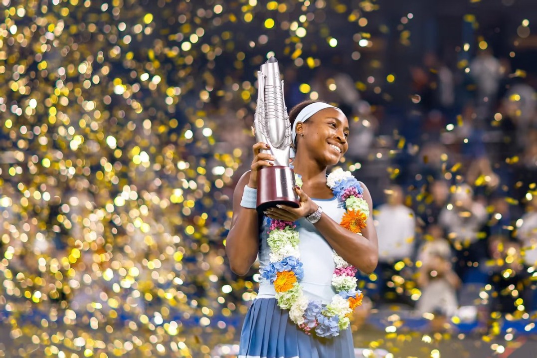 Gauff claims singles title, Siniakova and Hunter take doubles crown at Wuhan Open