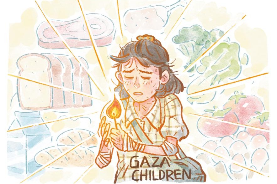 Malnourished children in Gaza