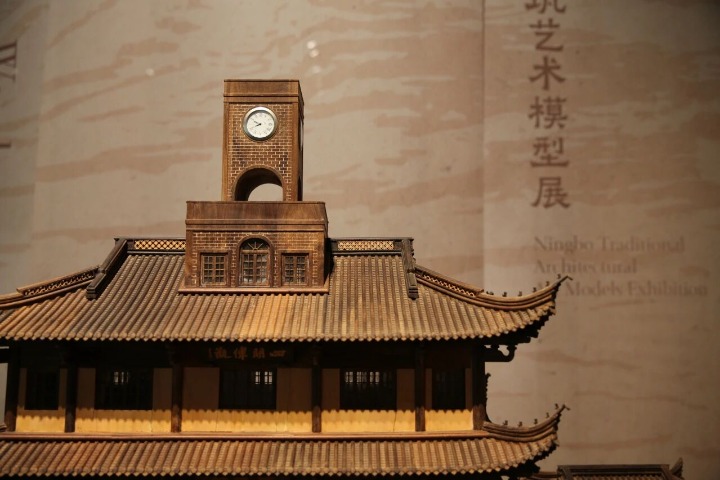 Ningbo exhibition shows wooden models of its ancient architecture