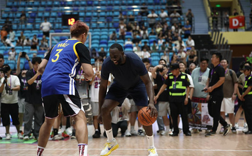 NBA star Draymond Green ignites basketball finals in China's Quzhou