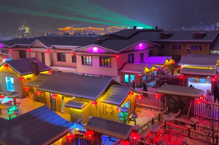 Ice-and-snow tourism scenic area opens in NE China