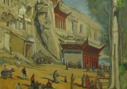Hebei exhibition traces artistic journey of 'guardian of Dunhuang'