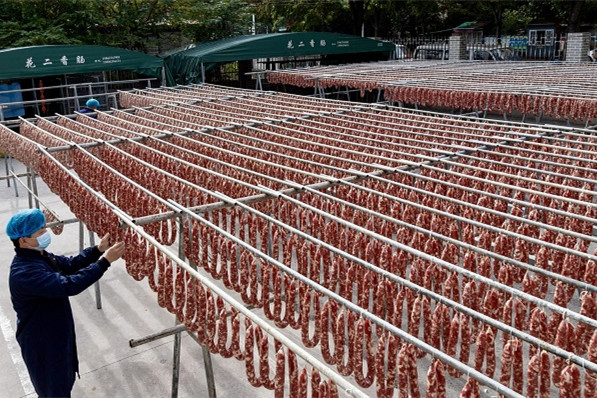 Sausage-making season: A winter tradition for Nantong residents